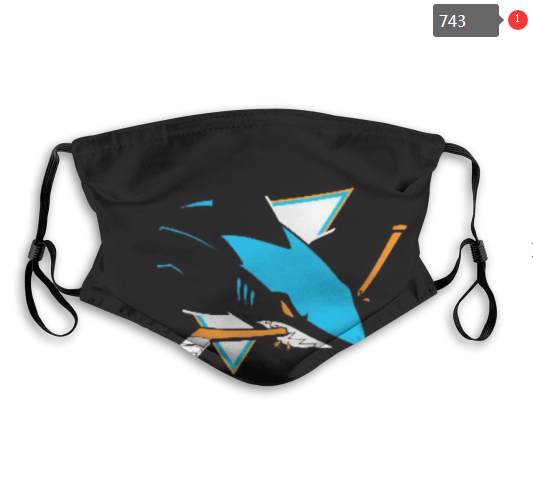 NHL San Jose Sharks #8 Dust mask with filter